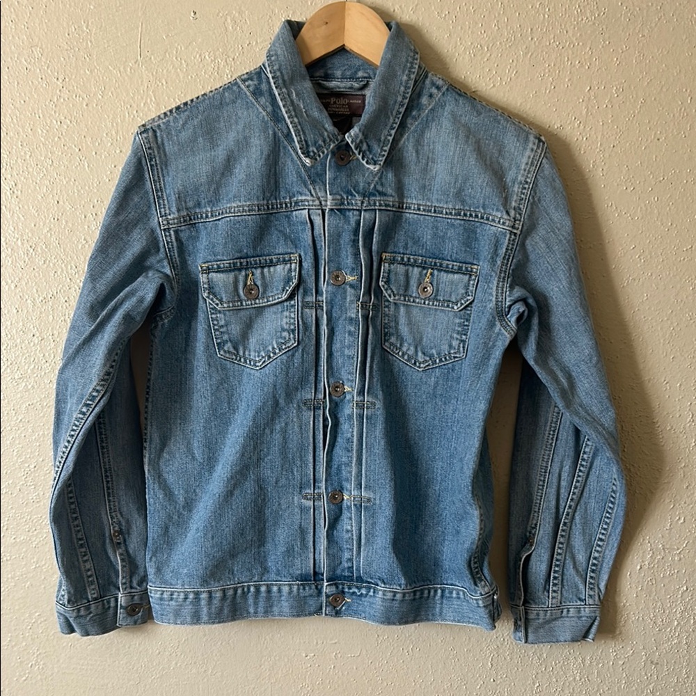 Ralph Lauren Polo American Dungarees  100% CottonClassic Denim Jacket for Men